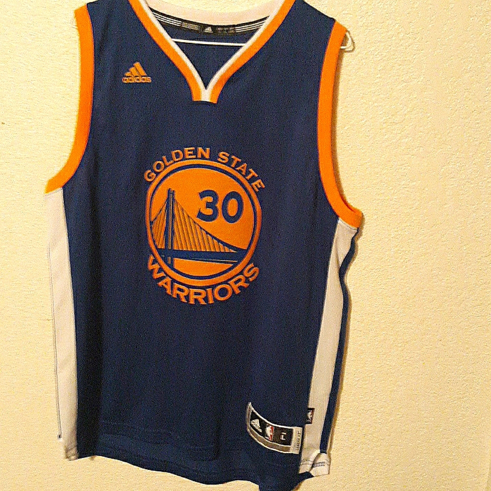 NBA GSW Stephen Curry 30 Jersey Large Mens